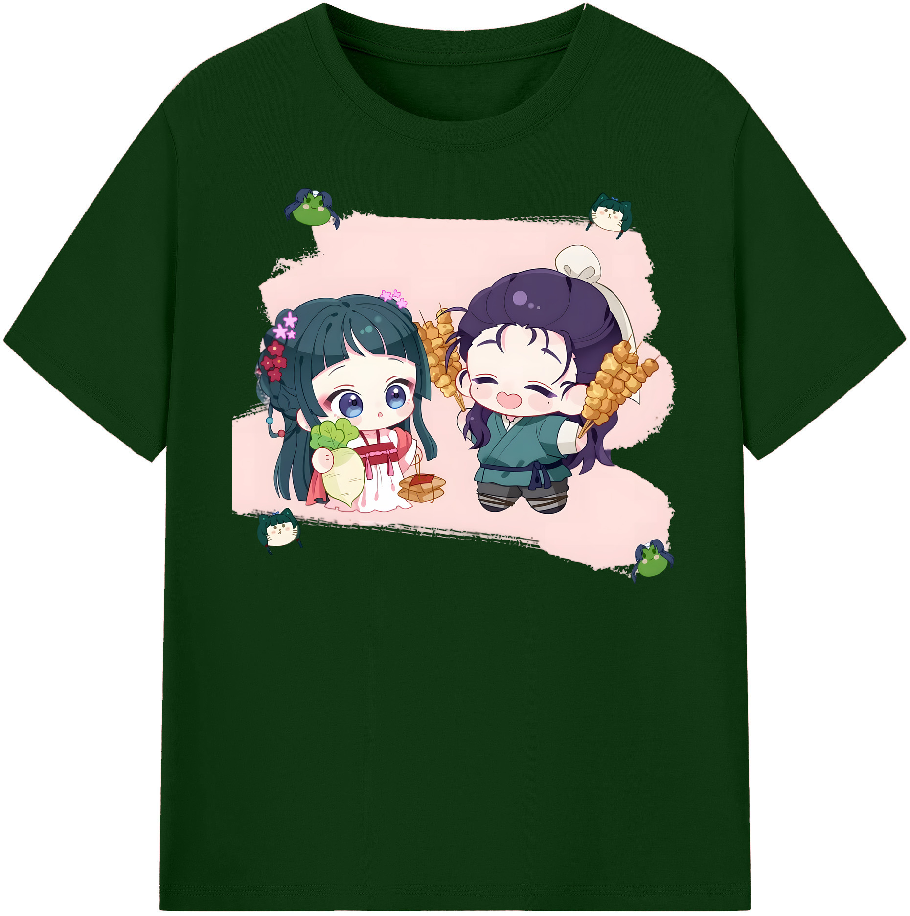 （画像用） 薬屋のひとりごと The Apothecary Diaries 綿100％半袖Tシャツ（フロントプリント）